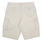 CALVIN KLEIN JEANS Mens Beige Casual Cargo Cotton Shorts M W34 Comfortable Fit
