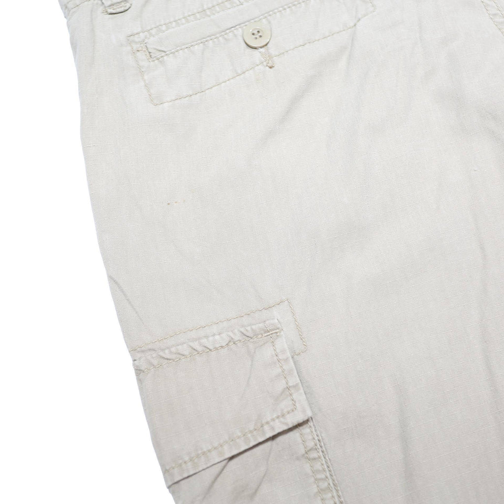 CALVIN KLEIN JEANS Mens Beige Casual Cargo Cotton Shorts M W34 Comfortable Fit