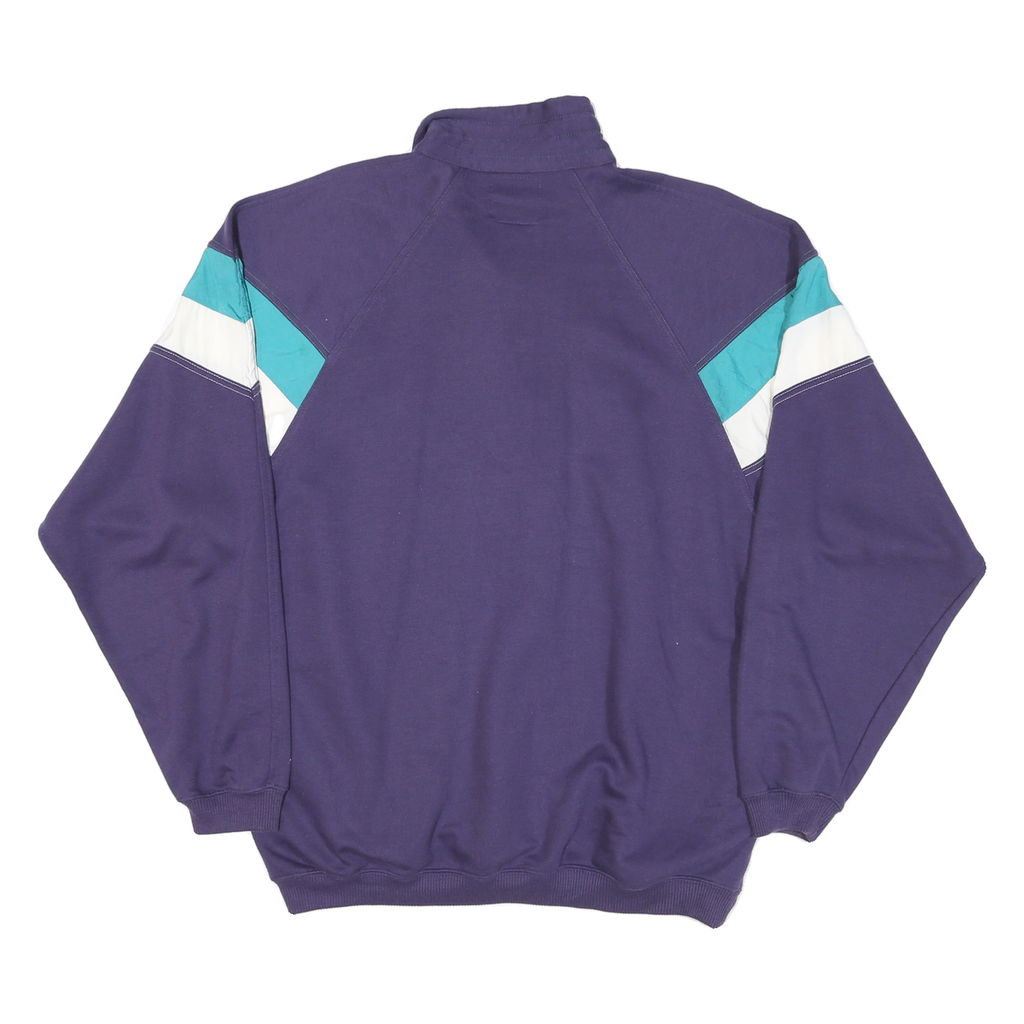 GREENLINE SPORT Mens Blue & Teal Sweatshirt High Neck XL Cotton Blend Casual