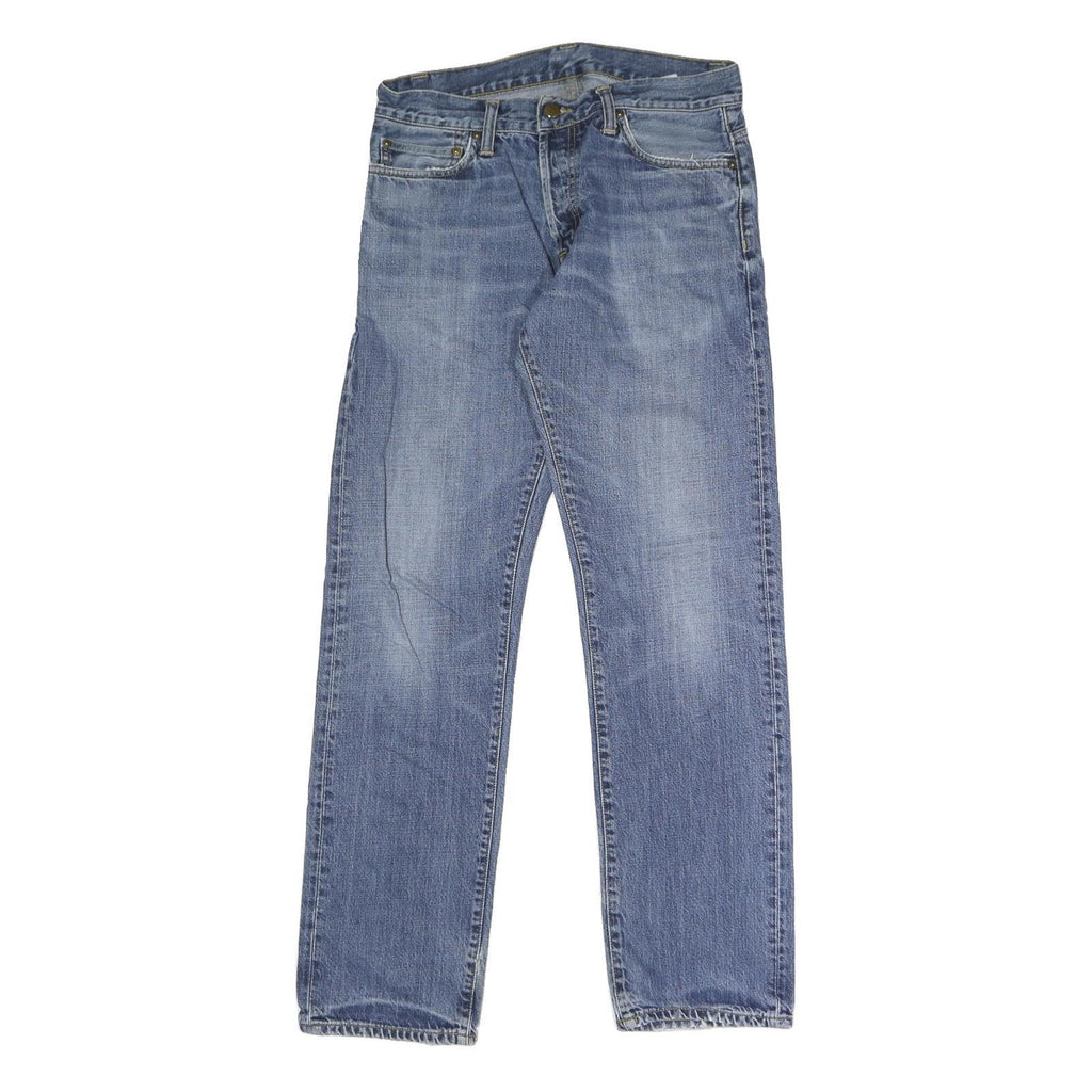 CARHARTT Mens Jeans Blue Regular Straight Denim Medium W32 L31 Casual Workwear