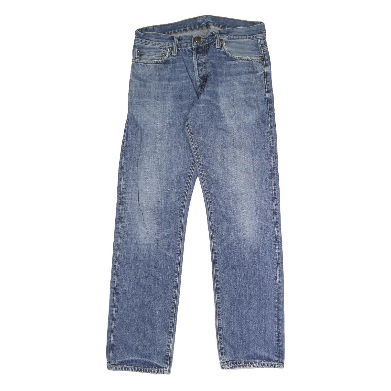 CARHARTT Mens Jeans Blue Regular Straight Denim Medium W32 L31 Casual Workwear