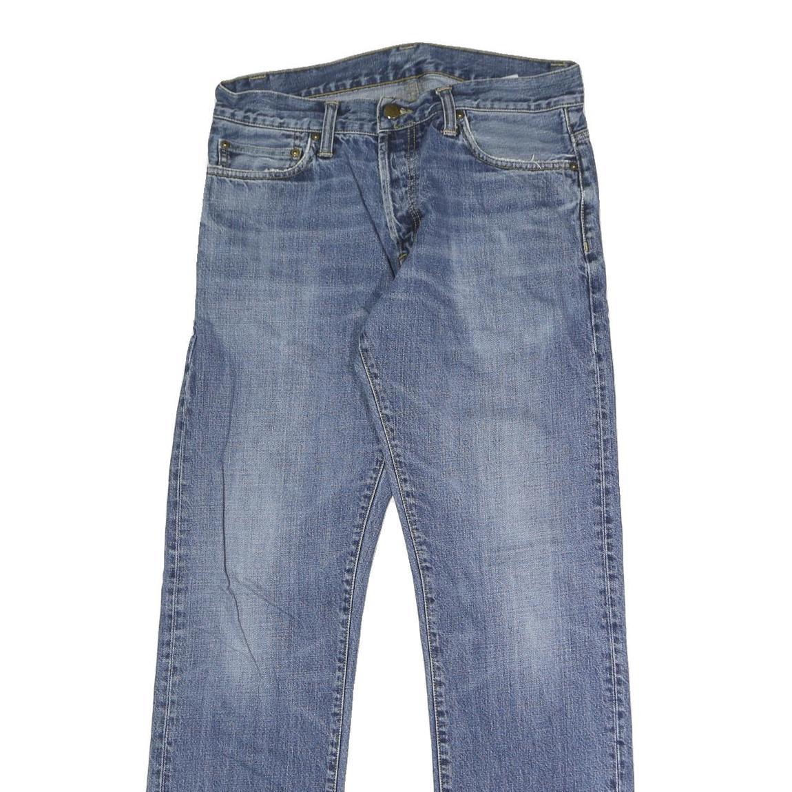 CARHARTT Mens Jeans Blue Regular Straight Denim Medium W32 L31 Casual Workwear