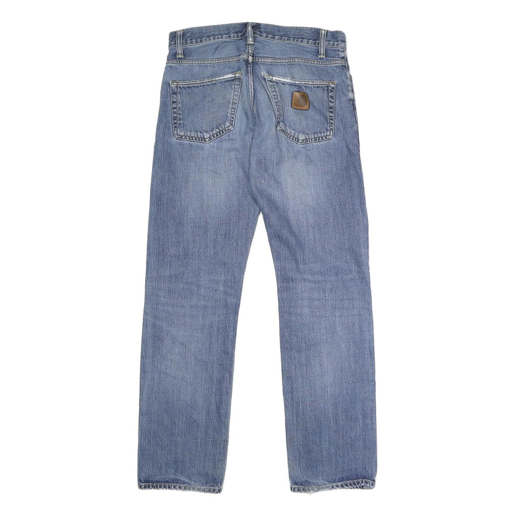 CARHARTT Mens Jeans Blue Regular Straight Denim Medium W32 L31 Casual Workwear