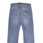 CARHARTT Mens Jeans Blue Regular Straight Denim Medium W32 L31 Casual Workwear