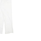 DICKIES Mens White Regular Fit Straight Denim Jeans W30 L31 Workwear Zip Closure