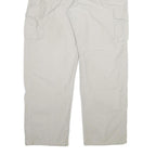 CARHARTT Mens Cotton Blend Beige Relaxed Cargo Trousers W40 L34 Workwear Casual