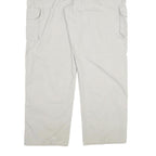 CARHARTT Mens Cotton Blend Beige Relaxed Cargo Trousers W40 L34 Workwear Casual