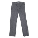 WRANGLER Mens Classic Blue Jeans Denim Medium W34 L33 Comfortable Zip Closure