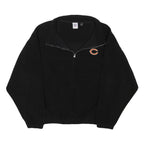 NFL Mens Black Pullover Jumper V-Neck Polyester Blend XL Casual Sportswear