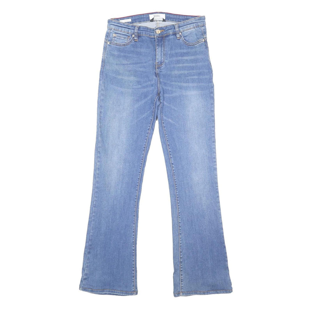 DIESEL Womens Jeans Blue Regular Flared Denim Medium W30 L31 Comfortable Stylish