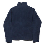 BENCH Womens Blue Jacket 2XL Polyester Blend Zip Fleece Casual Outerwear