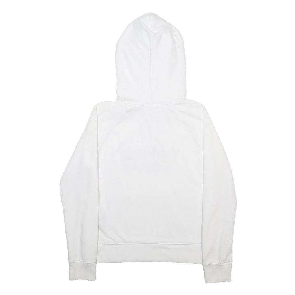 LEVI'S Womens White Hoodie XS Cotton Blend Pullover Hooded Sweatshirt