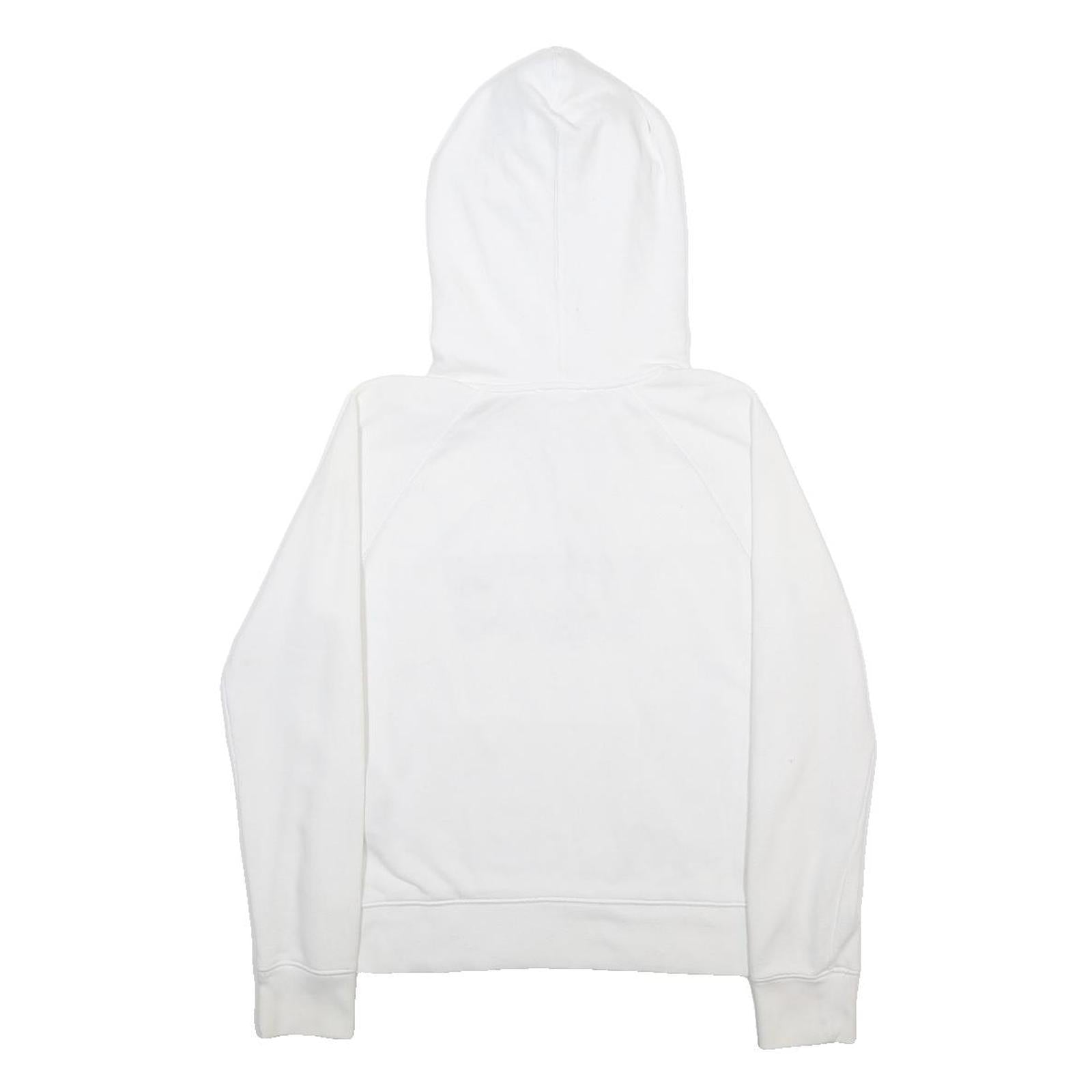 LEVI'S Womens White Hoodie XS Cotton Blend Pullover Hooded Sweatshirt