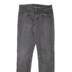 LEVI'S 511 Jeans Mens Grey Slim Straight Stone Wash W29 L32