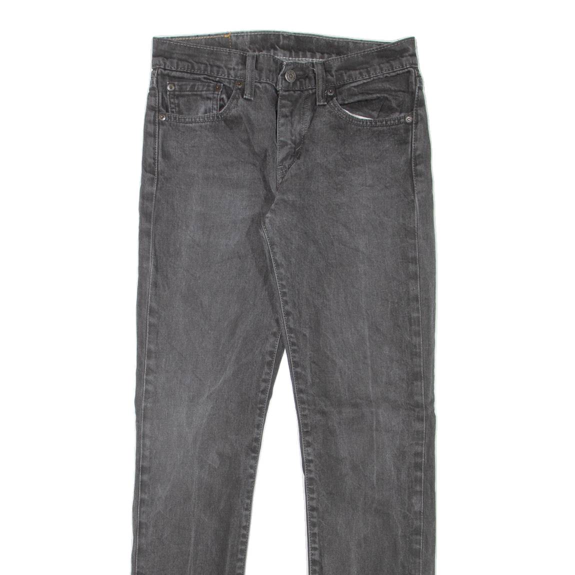 LEVI'S 511 Jeans Mens Grey Slim Straight Stone Wash W29 L32