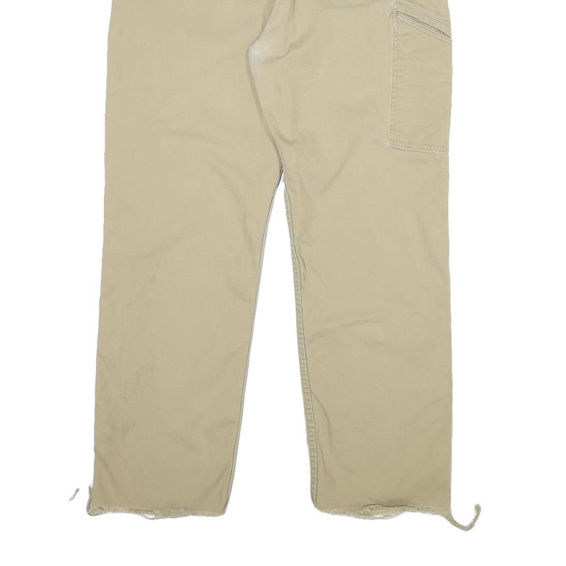 CARHARTT Mens Cotton Beige Relaxed Fit Straight Trousers W38 L30 Workwear