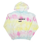 FORWARD Tie Dye Womens Yellow Hoodie M