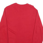 POLO RALPH LAUREN Mens Red Long Sleeve Crew Neck T-Shirt S Cotton Classic
