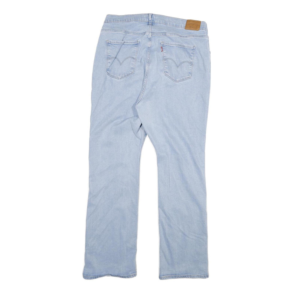 LEVI'S 725 Womens Relaxed Straight Denim Light W34 L29 Cotton Blend Zip Jeans