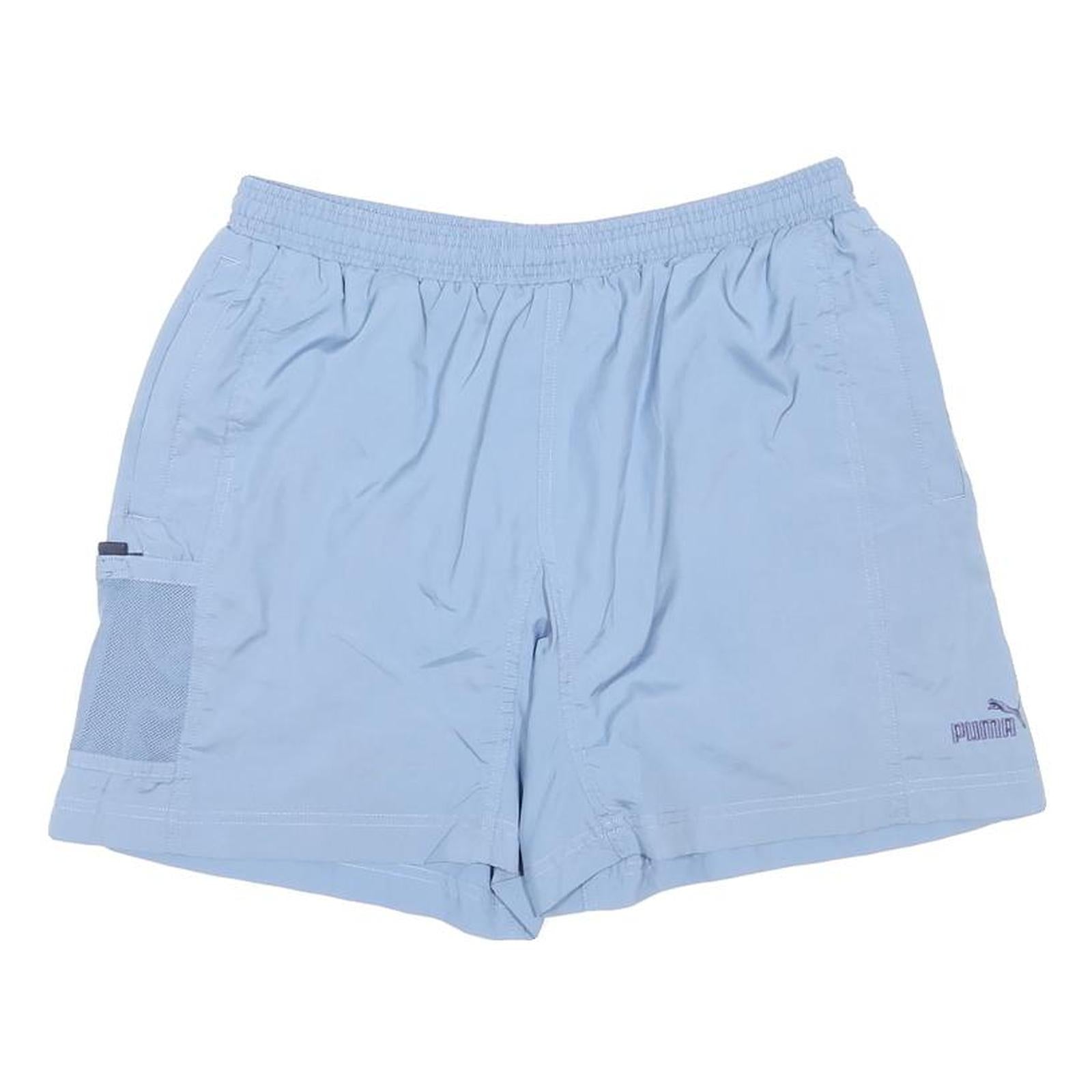 PUMA Mens Shorts Blue L W32 Casual Lightweight Sportswear Comfort
