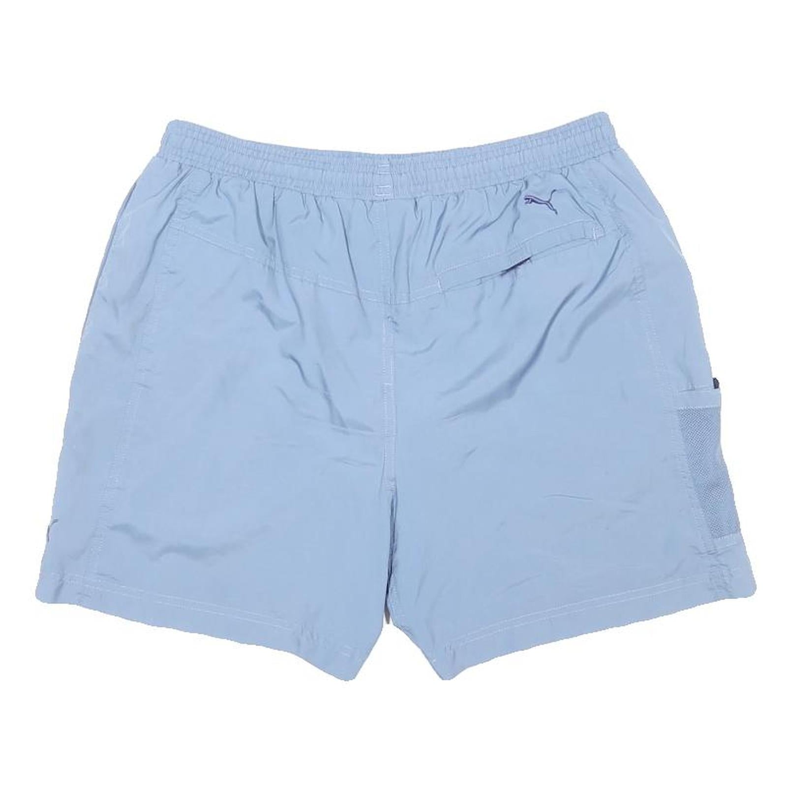 PUMA Mens Shorts Blue L W32 Casual Lightweight Sportswear Comfort
