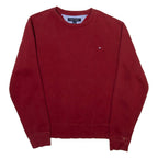 TOMMY HILFIGER Mens Sweatshirt Maroon S