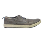 KICKERS Casual Mens Leather Lace-Up Shoes Grey UK 11 Comfortable Fashion