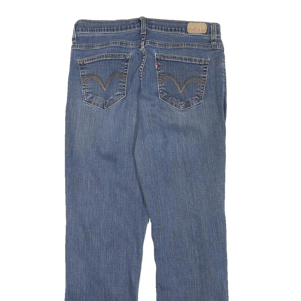 LEVI'S 512 Mens Jeans Blue Slim Straight Denim Medium W30 L28 Slim Fit Zip