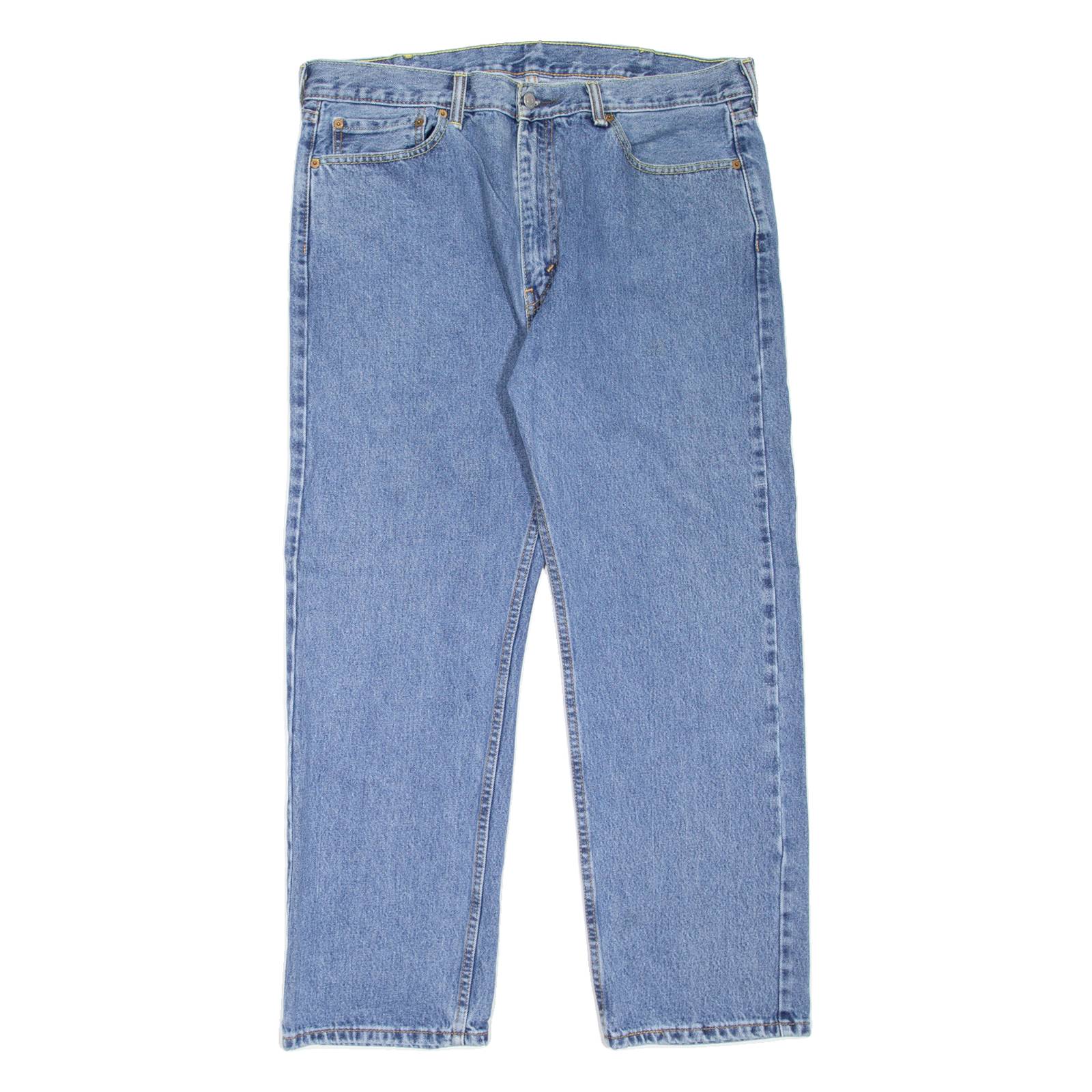 LEVI'S 505 Jeans Mens Blue Regular Straight W38 L30