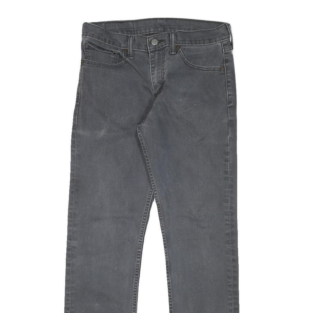 LEVI'S 511 Mens Jeans Black Slim Skinny Denim Medium W29 L30 Zip