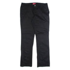 DICKIES Chino Womens Trousers Black Regular Straight W34 L32