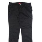 DICKIES Chino Womens Trousers Black Regular Straight W34 L32