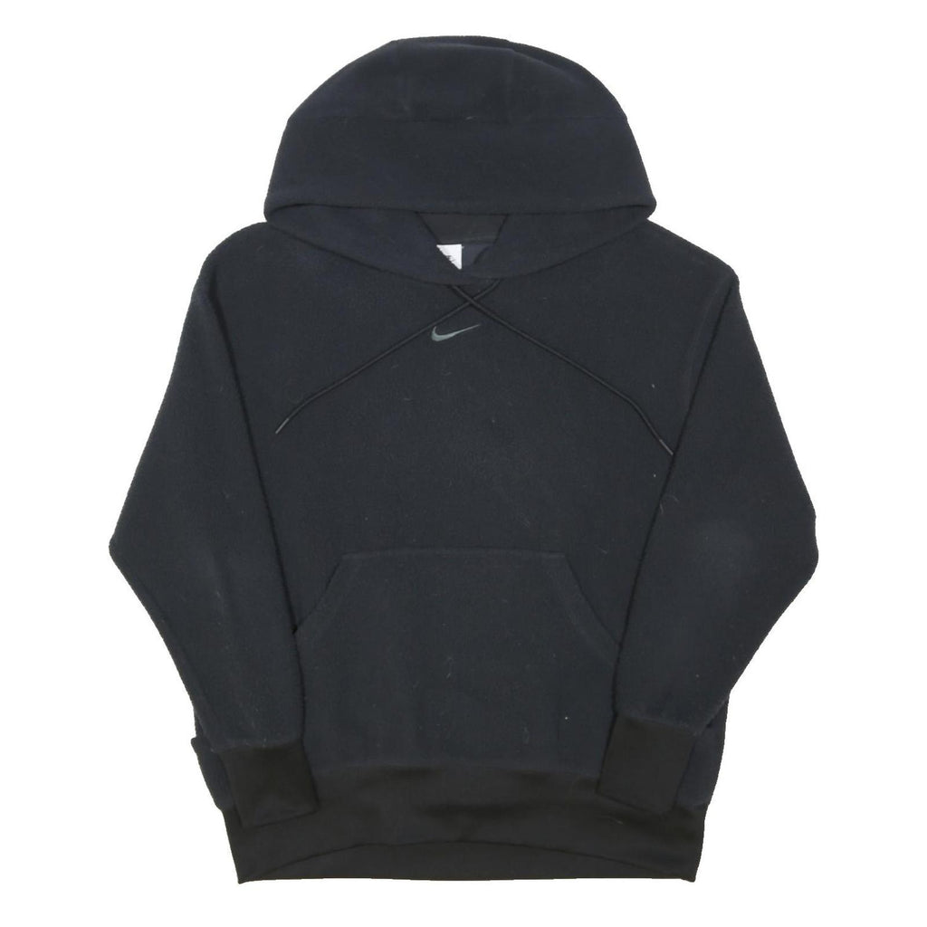 NIKE Mens Black Hoodie S Polyester Blend Casual Pullover Sweatshirt