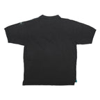 ADIDAS Mens Black & Teal Polo Shirt XL Cotton Short Sleeve Casual Sports