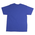 MAJESTIC Mens Blue Cubs National League Champions Graphic T-Shirt L Short Sleeve