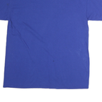 MAJESTIC Mens Blue Cubs National League Champions Graphic T-Shirt L Short Sleeve