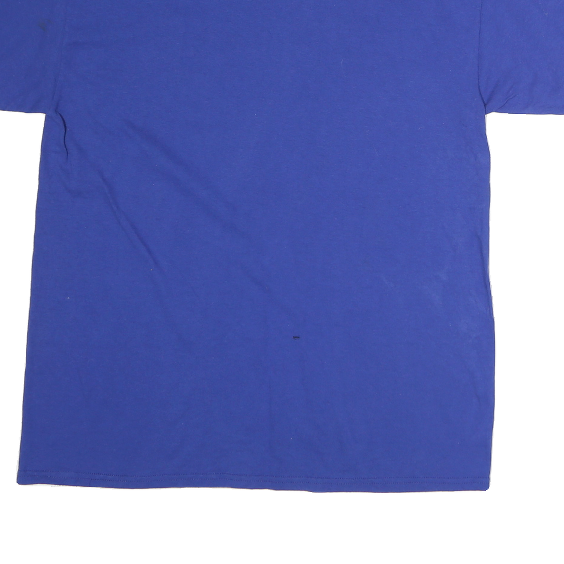 MAJESTIC Mens Blue Cubs National League Champions Graphic T-Shirt L Short Sleeve