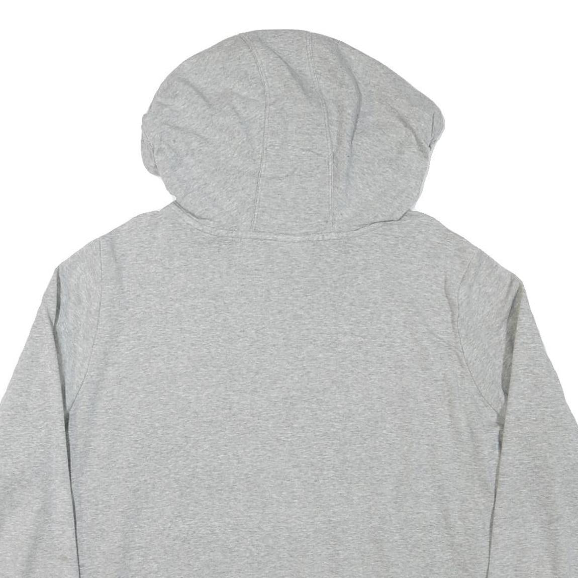 NIKE Womens Grey Hoodie 2XL Cotton Blend Pullover Sweatshirt Casual