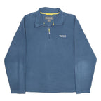REGATTA Mens Blue Plain Pullover Crew Neck Basic Knit S Outdoor Casual Jumper