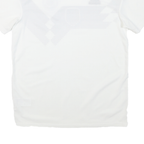 ADIDAS Mens White & Black Football Shirt M Short Sleeve V-Neck Germany Crest