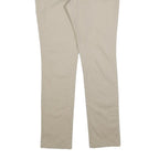 DICKIES Womens Cotton Blend Beige Slim Tapered Trousers W32 L30 Casual Workwear