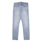 LEVI'S 522 Mens Jeans Blue Slim Skinny Denim Light W32 L32 Slim Fit Stylish