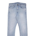 LEVI'S 522 Mens Jeans Blue Slim Skinny Denim Light W32 L32 Slim Fit Stylish