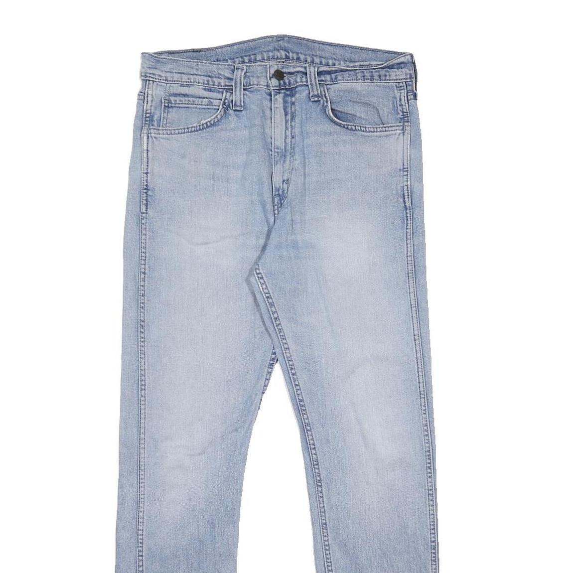 LEVI'S 522 Mens Jeans Blue Slim Skinny Denim Light W32 L32 Slim Fit Stylish