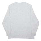CARHARTT Mens Grey & Orange Graphic T-Shirt XL Long Sleeve Crew Neck Workwear