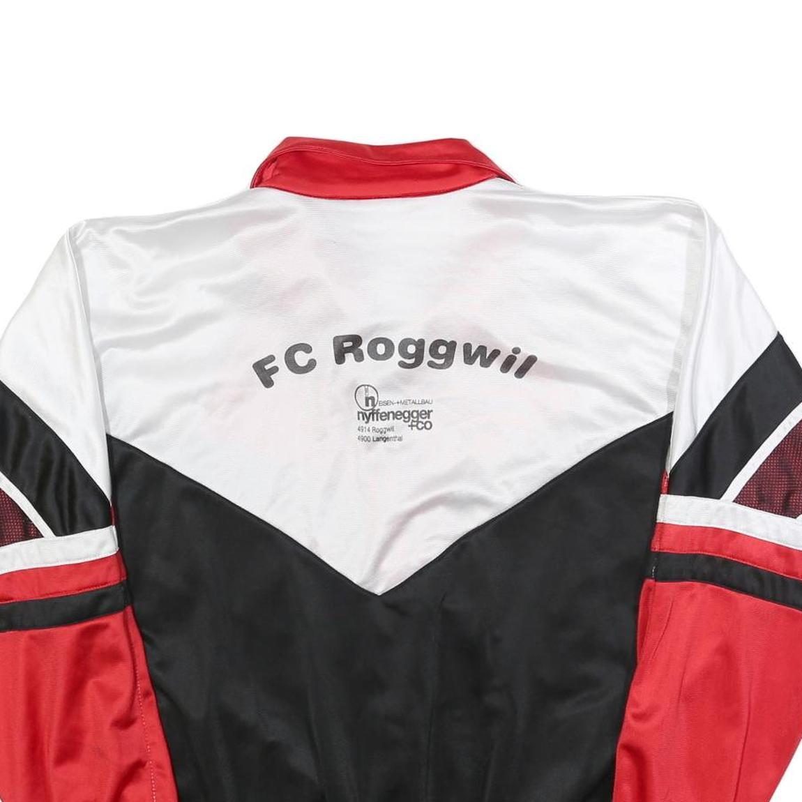 TRO Mens Red & Black Zip Jacket M Polyester Blend Sports Racing Retro Style