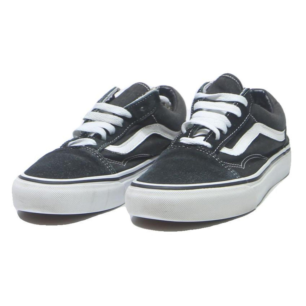VANS Old Skool Womens Low Top Trainers Black & White Synthetic UK 5 Classic