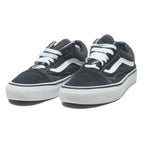 VANS Old Skool Womens Low Top Trainers Black & White Synthetic UK 5 Classic