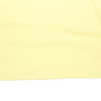 LOTTO Mens Yellow Short Sleeve Plain 2XL Cotton Polo Shirt Tipped Collar