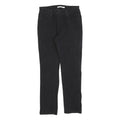 LEVI'S Womens Black Regular Fit Straight Denim Jeans W29 L28 Zip Pocket